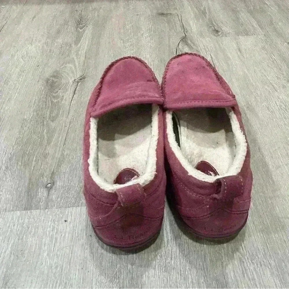 L.L. Bean Women’s Mountain Cranberry Red Purple Slippers Size 10 - Picture 4 of 7